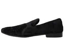 Brocade Loafer — Black