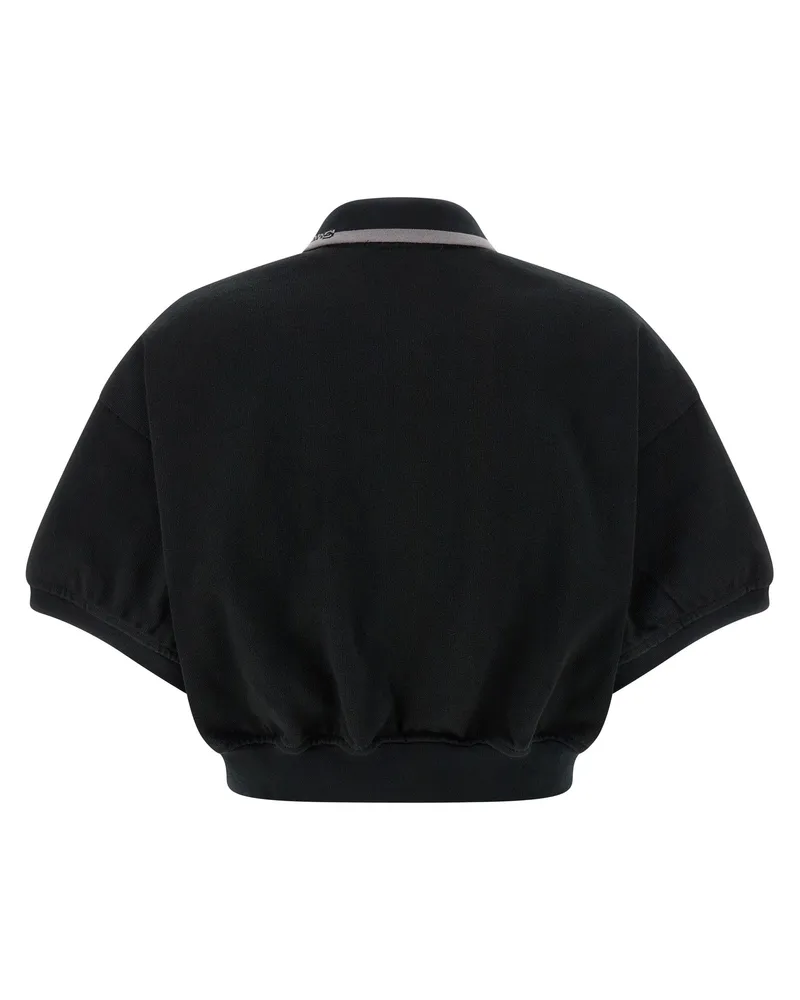 Alexander Wang Women's Black Cotton Polo Shirt Black