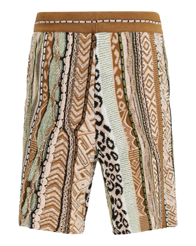 Laneus Men's Cotton Blend Bermuda Shorts Cioccolato-Chocolate Cotton; Polyester; Polyamide Cioccolato/chocolate Multicolor