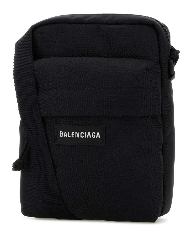 Balenciaga 8455932ab9q 1000 Black T Polyamide Borse A Tracolla Bag Black