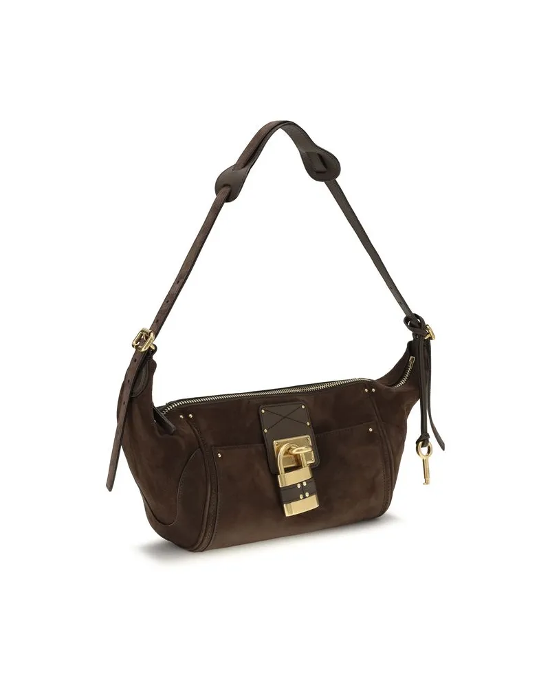 Chloé Paddington Shoulder Bag — Brown Brown