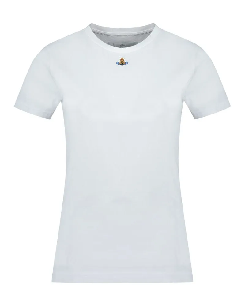 Vivienne Westwood Unisex Orb Peru T-Shirt -  Cotton White Concept-Store Ready-To-Wear White