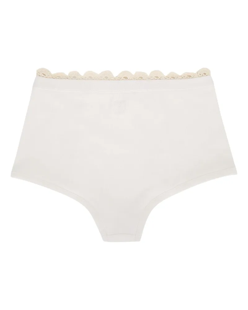 Magda Butrym Women's Pf25 Shorts 01 White Cotton White