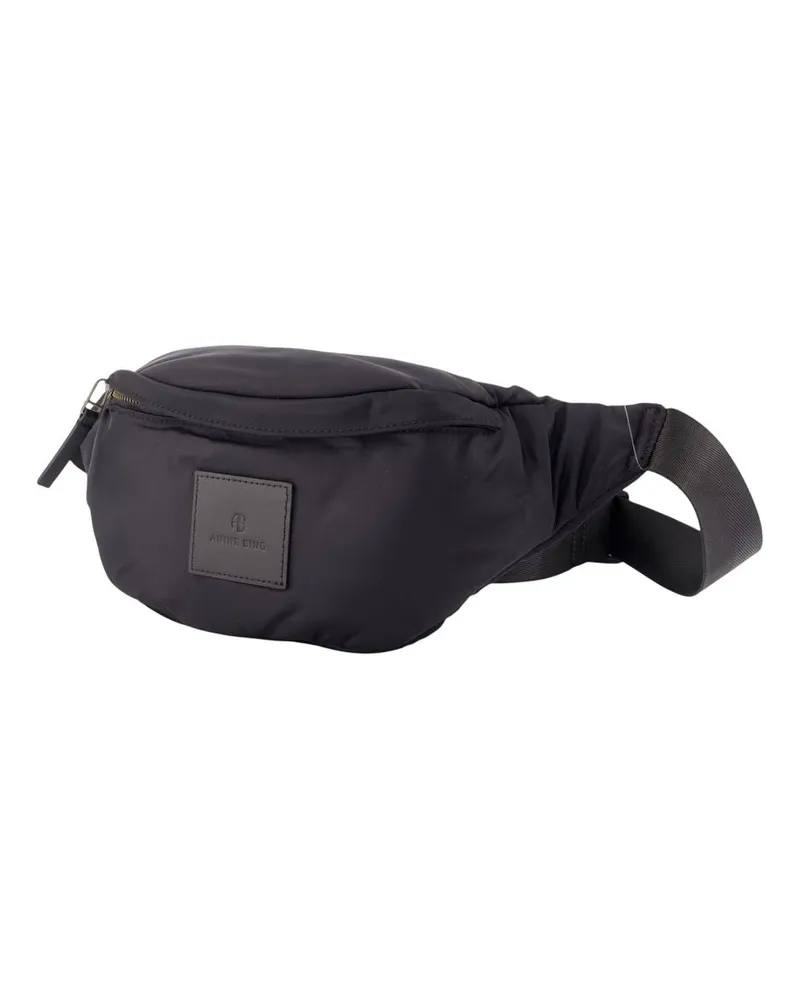 Anine Bing Women's Leon Small Bumbag Nylon Black Bags Fanny-packs Black