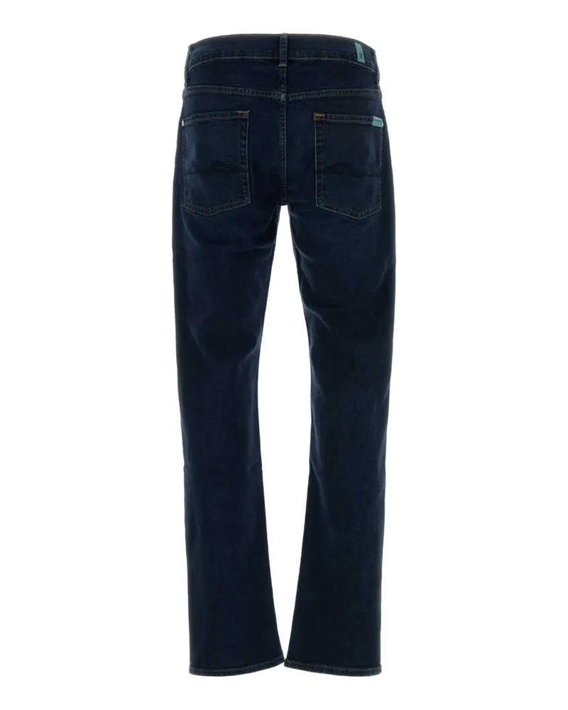 7 for all mankind Men's Stretch Denim Jeans Exterior: Cotton Elastane Navy