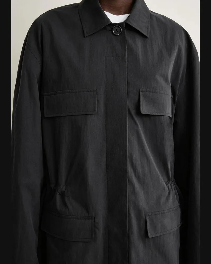 Totême Utility Pocket Jacket — Black Black