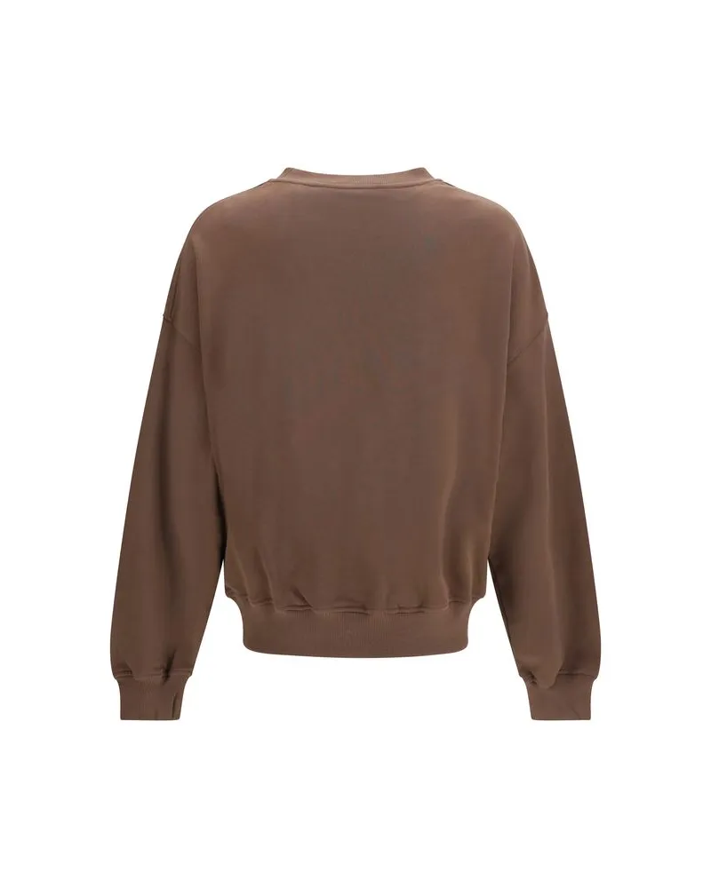 Palm Angels Palm Tree Graphic Sweatshirt — Brown Brown