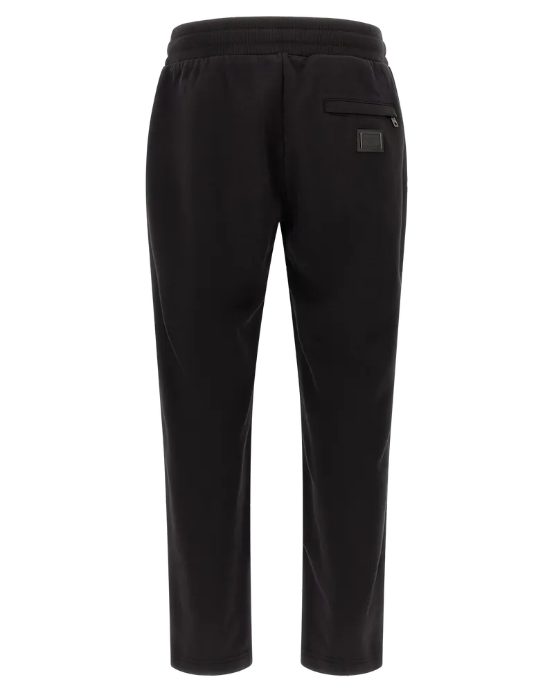 Dolce & Gabbana Cotton Jersey Joggers — Black Black