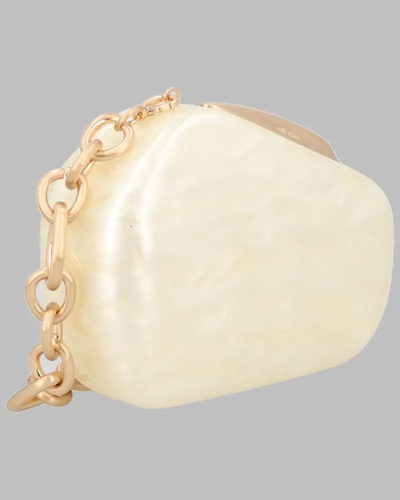 Cult Gaia Althea Clutch — Ivory Ivory