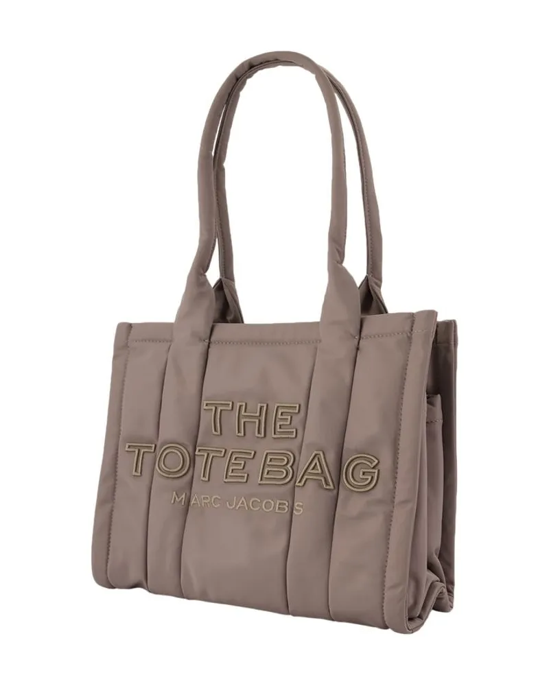 Marc Jacobs Women's The Medium Tote Shopper Bag -  Nylon Beige Totes-Shopping-Bags Beige