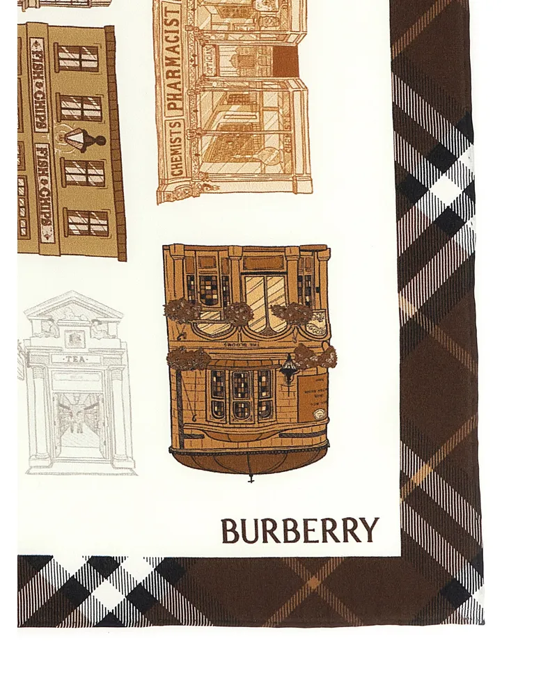 Burberry Scarf — Cream Cream