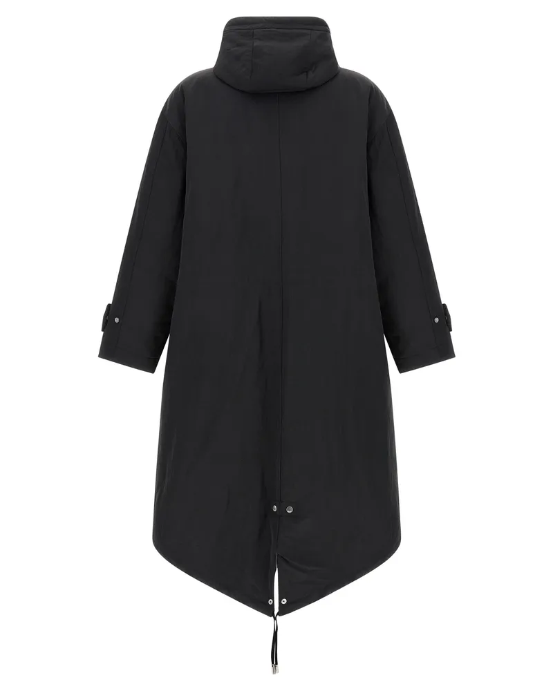 AMI Paris Men's Gray Polyamide Parka Clothing Gray