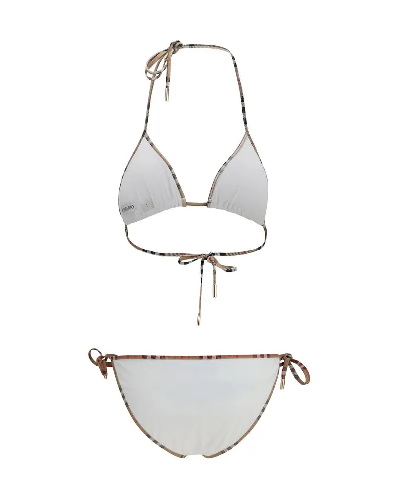 Burberry Women's White Polyamide Bikini Clothing White