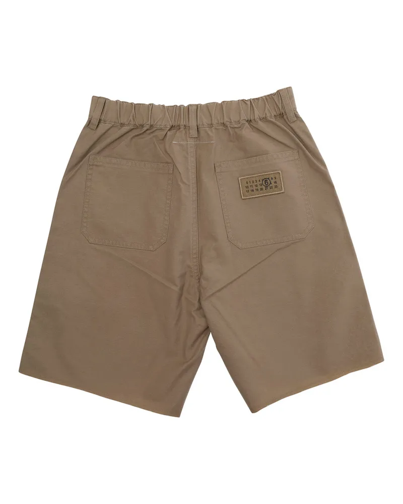 Maison Margiela Boys' Kids Bermuda Shorts Beige Cotton Beige