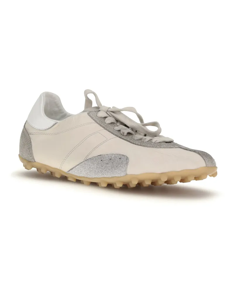 Maison Margiela Women's Sprinters Sneakers Cream-White-Grey Cream/white/grey Beige