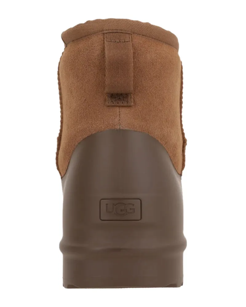 UGG Women's Classic Mini Pumped Molded Boots Brown Shoes Brown