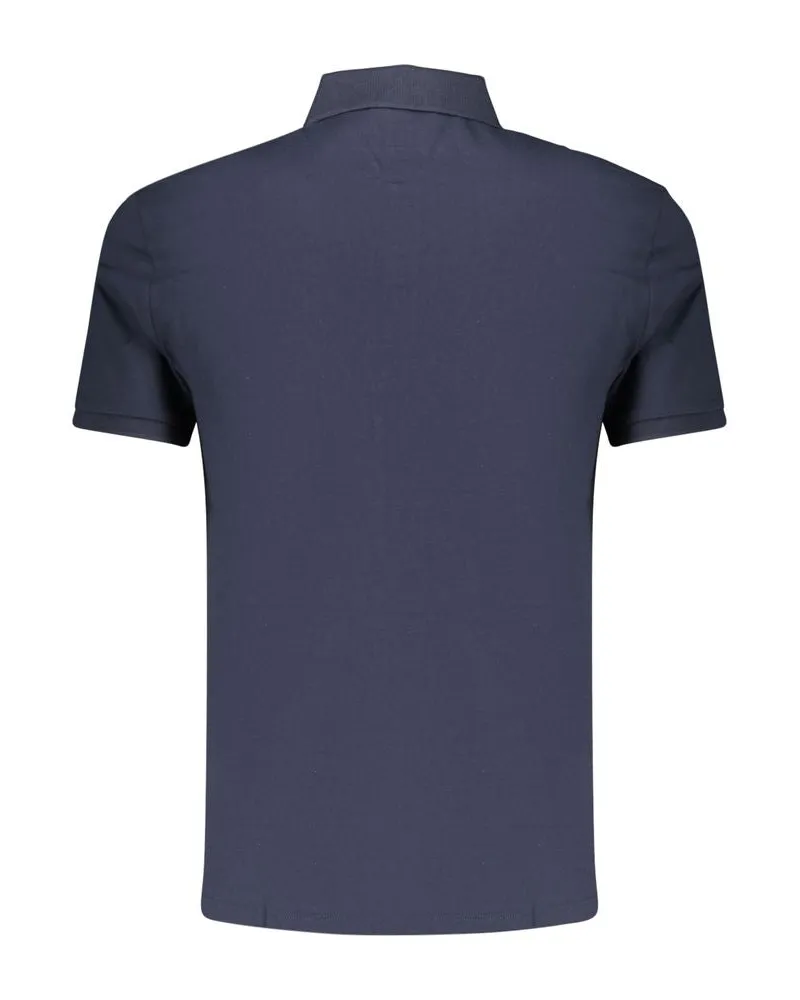 Calvin Klein Cotton Polo Shirt — Blue Blue