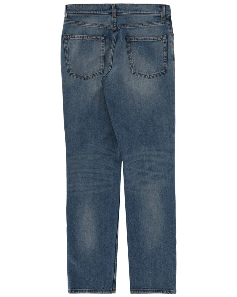 LARDINI Comfort Fit Cotton Jeans — Blue 