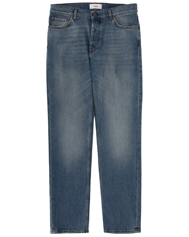 LARDINI Comfort Fit Cotton Jeans — Blue 