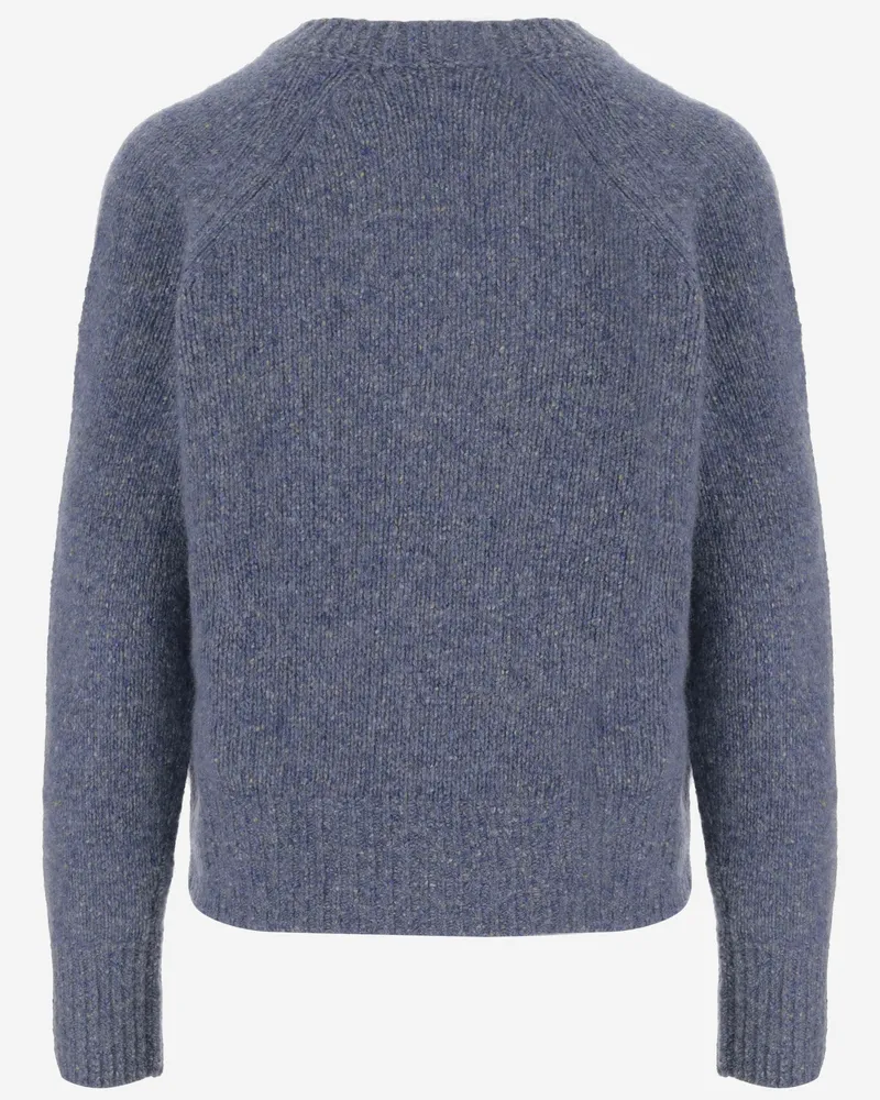 ALLUDE Women's Cashmere Sweater Blue Blue