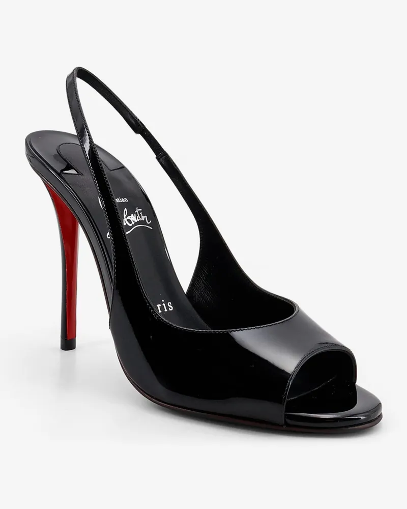 Christian Louboutin Women's Sandals Sofia Z Patent Leather Black Black