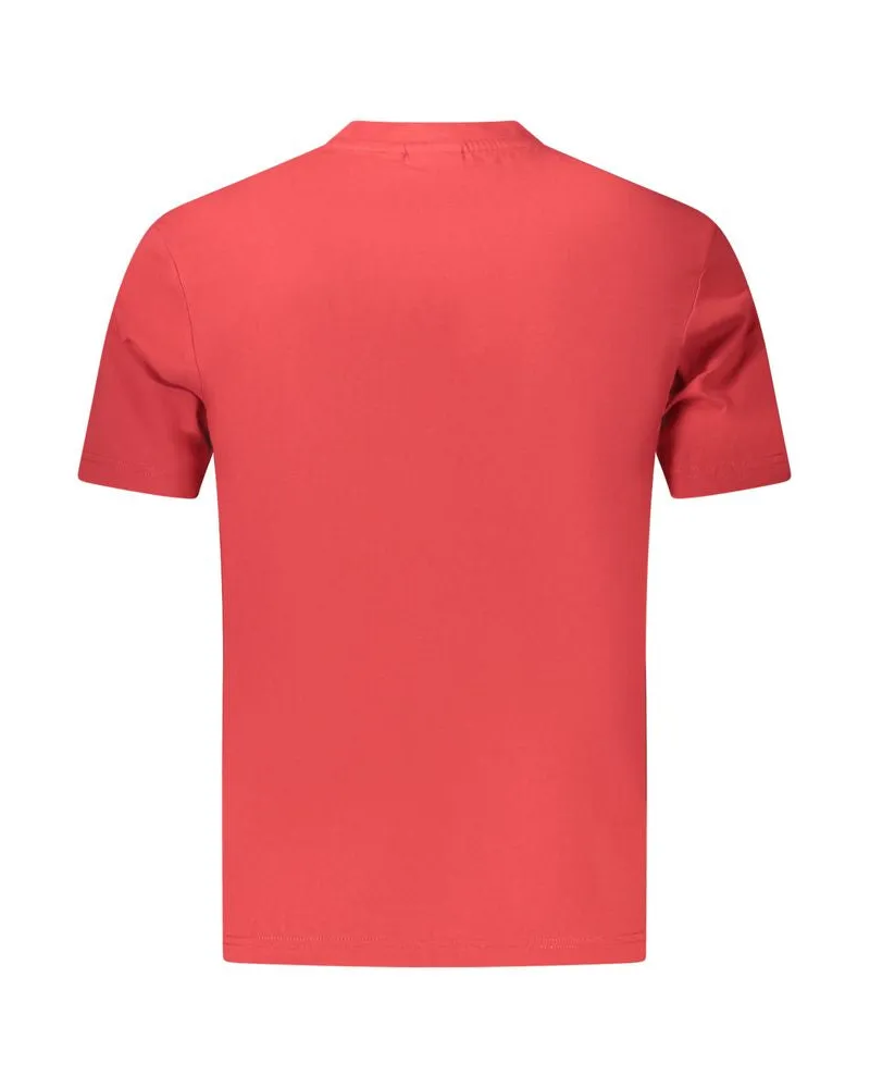 Napapijri Logo Cotton T-Shirt — Red Red