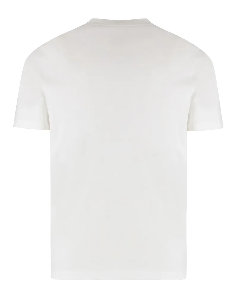 Paul & Shark Cotton Crew-Neck T-Shirt — White White