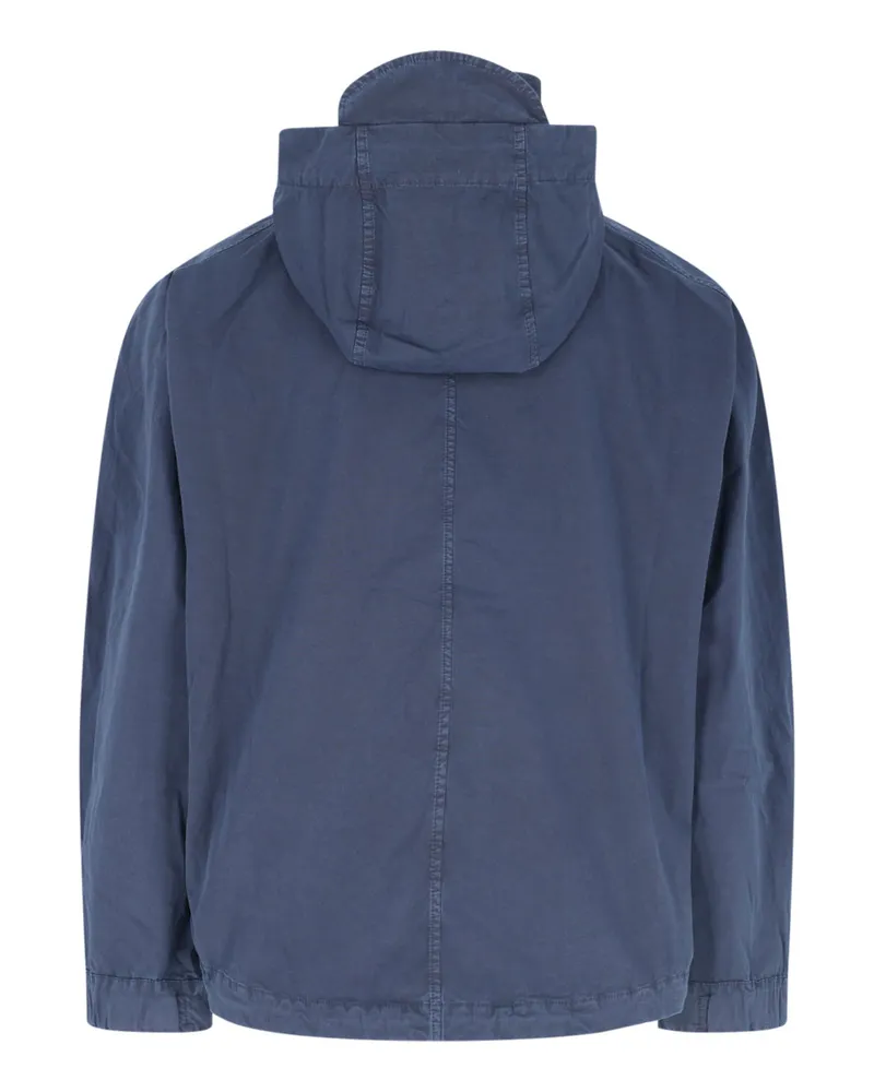 RANRA Men's Jackets Blue Cotton Navy