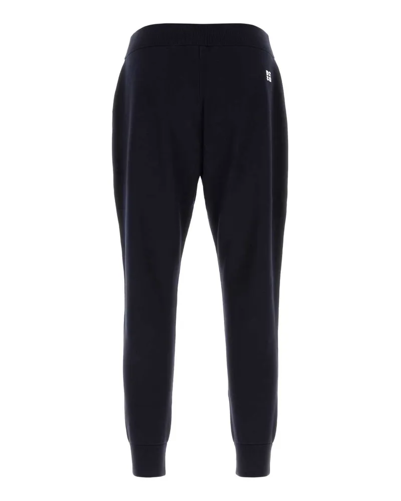 Dsquared2 Men's Navy Blue Knit Joggers Navyblue Exterior: Viscose Polyester Pantaloni Trousers Navy