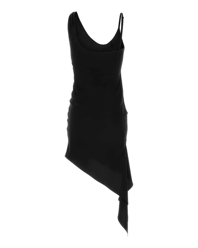 Courrèges Women's Black Polyester Mini Dress Exterior: Abiti Black