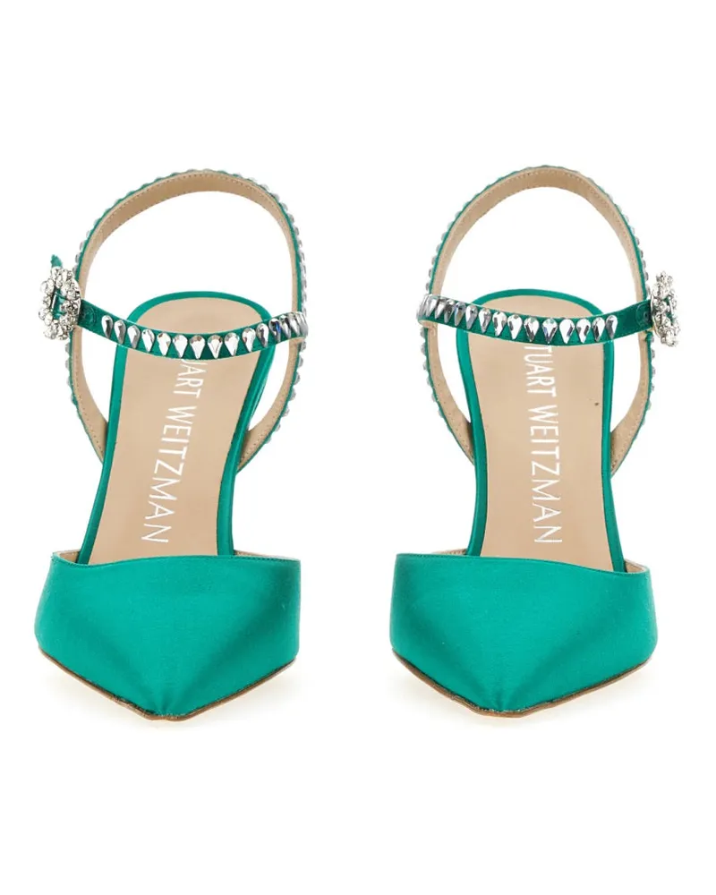 Stuart Weitzman Gemcut 100 Pump — Green Green