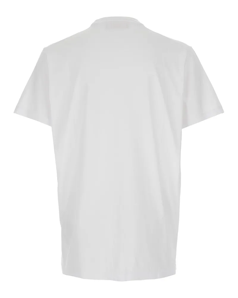 Dsquared2 Logo-Print Cotton T-Shirt — White White