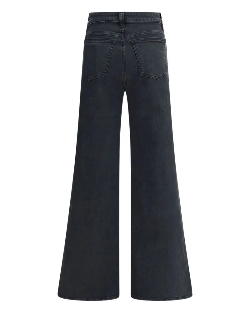 KHAITE Women's Jeans Dane Black Cotton Black