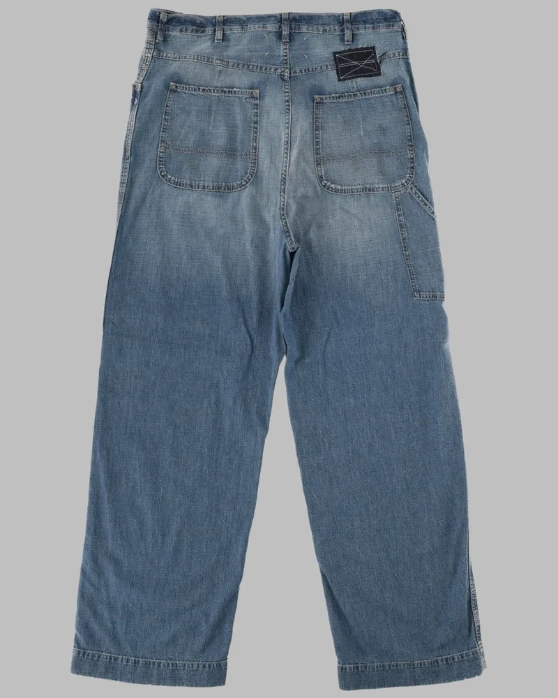 Maison Margiela Wide-Leg Denim Jeans — Denim Denim