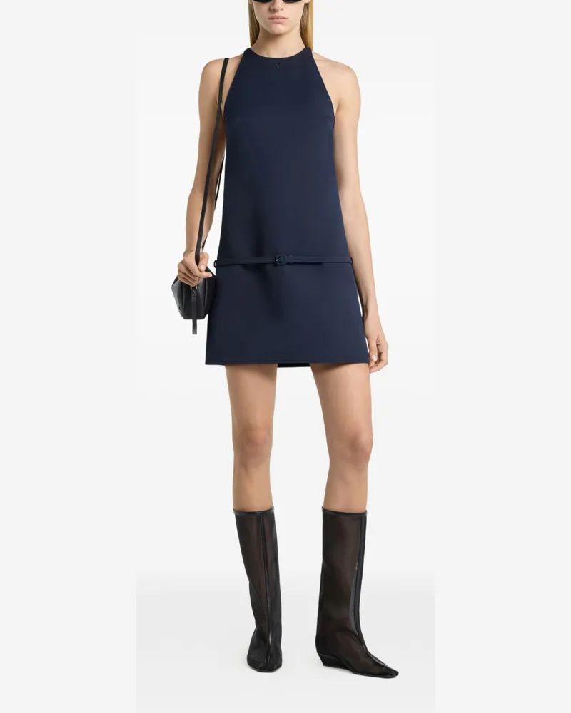 Courrèges A-line Mini Dress — Navy Navy