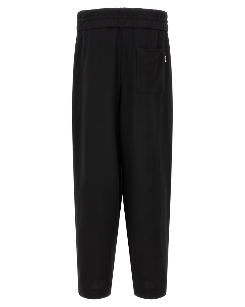 AMI Paris Virgin Wool Serge Trousers — Black Black