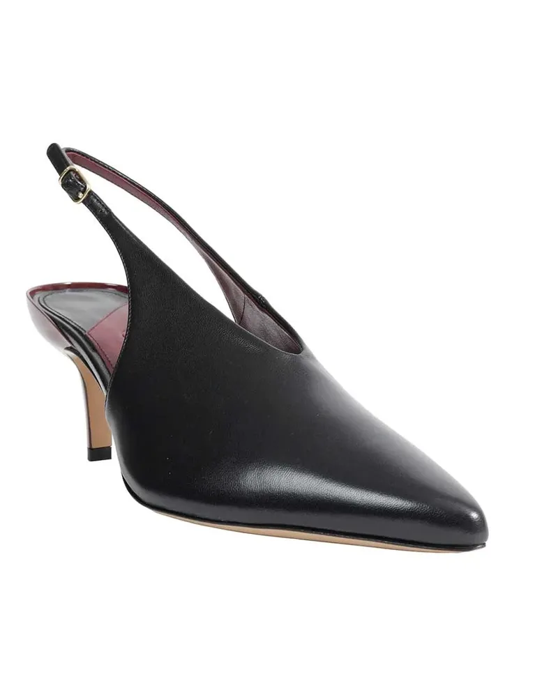 Chloé Women's Escarpins Slingback En Nappa Agneau Noir Black Pumps High Heel Shoes Black