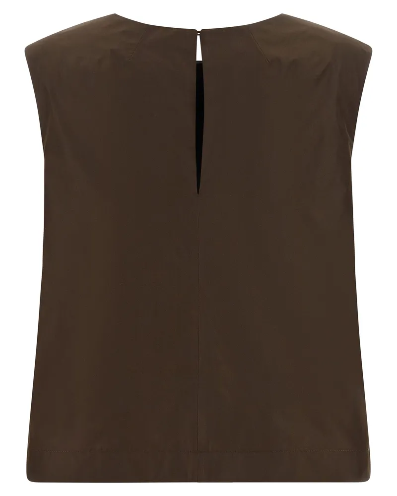 P.A.R.O.S.H. Tank Top — Brown Brown