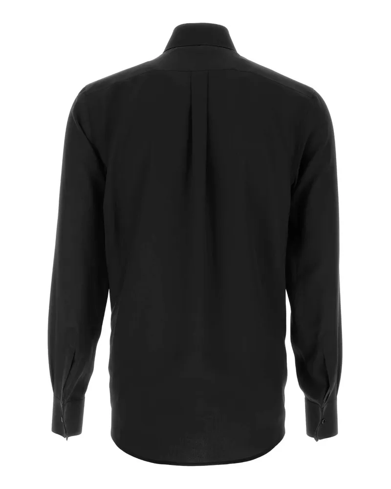 Dolce & Gabbana Nero Exterior: Silk Maglie Sweater Black