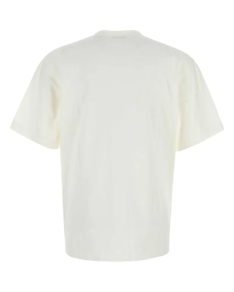 Burberry 8095105 B8764 Chalk Exterior: Cotton T-Shirt T-shirts And Polos White