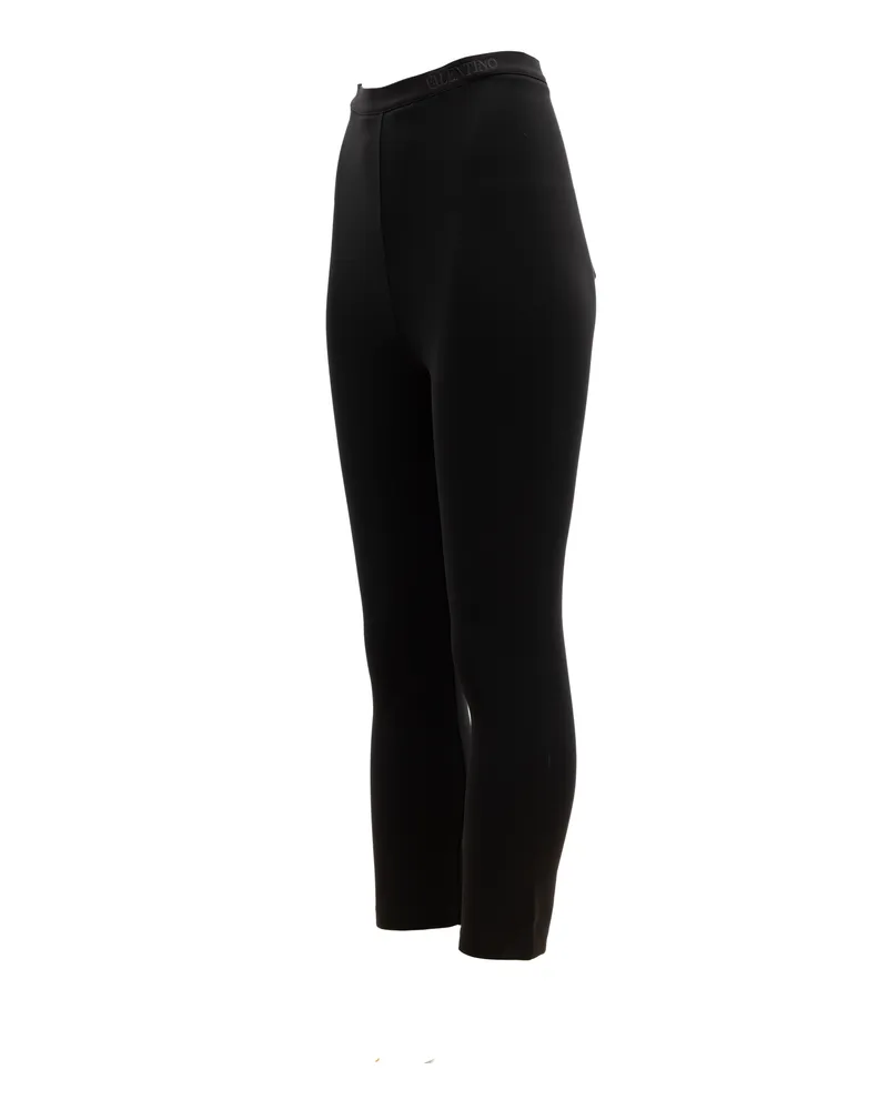 Valentino Garavani Jersey Leggings — Black Black