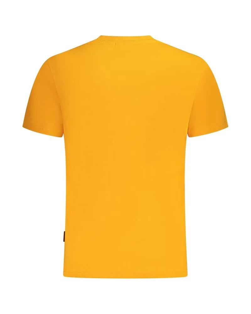 Napapijri Embroidered Logo T-Shirt — Orange Orange