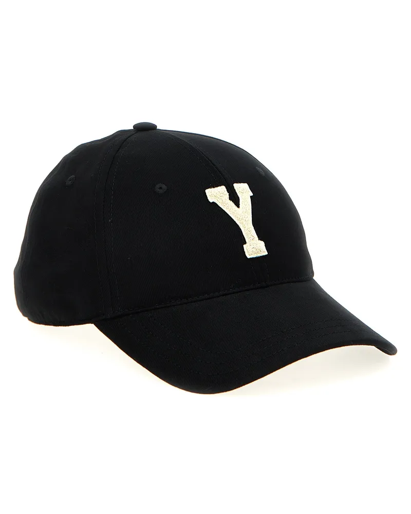 Saint Laurent Men's Black Cotton Cap (baseball Hat Black