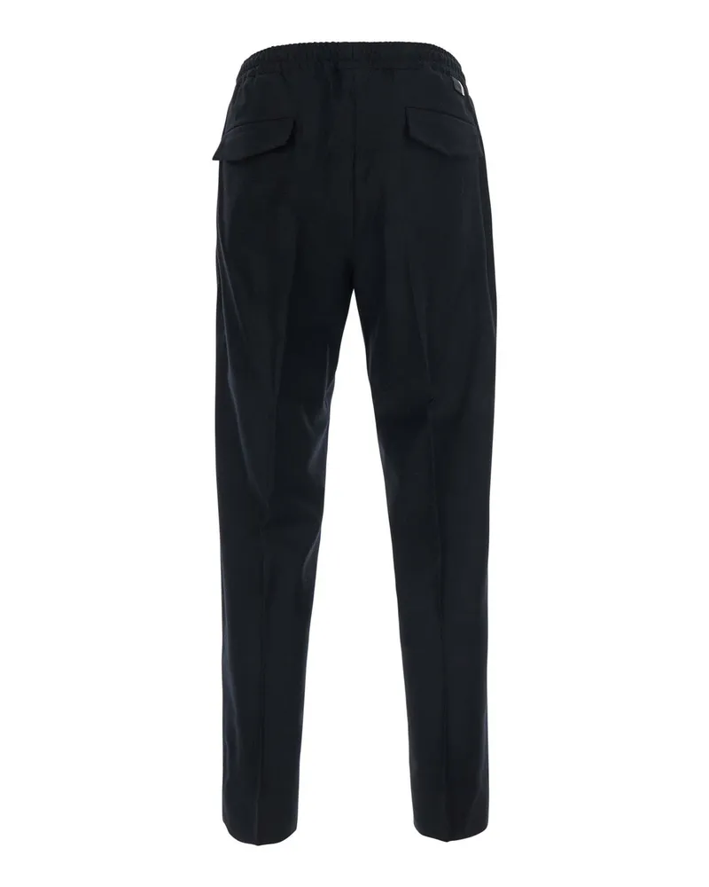 Low Brand Men's Pants Tokyo Black Tech Fabric Technical Trousers Black