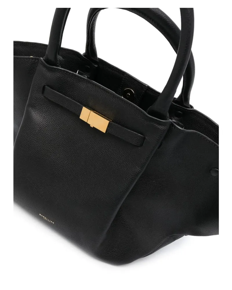 DeMELLIER Midi Tote Bag — Black Black