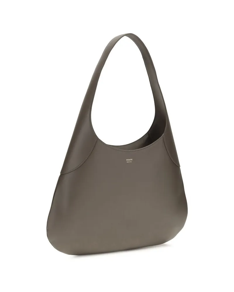 KHAITE Women's Joan Shoulder Bag Gray Calf Leather Bos Gray