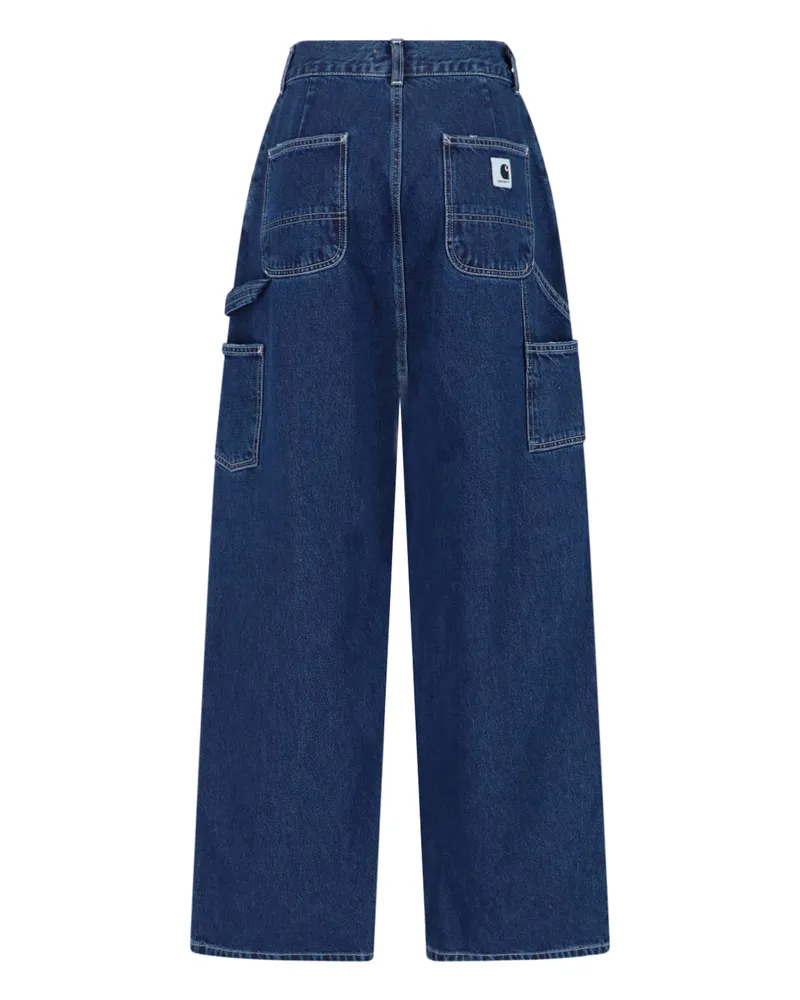 Carhartt WIP Women's Jeans Blue Cotton Blue