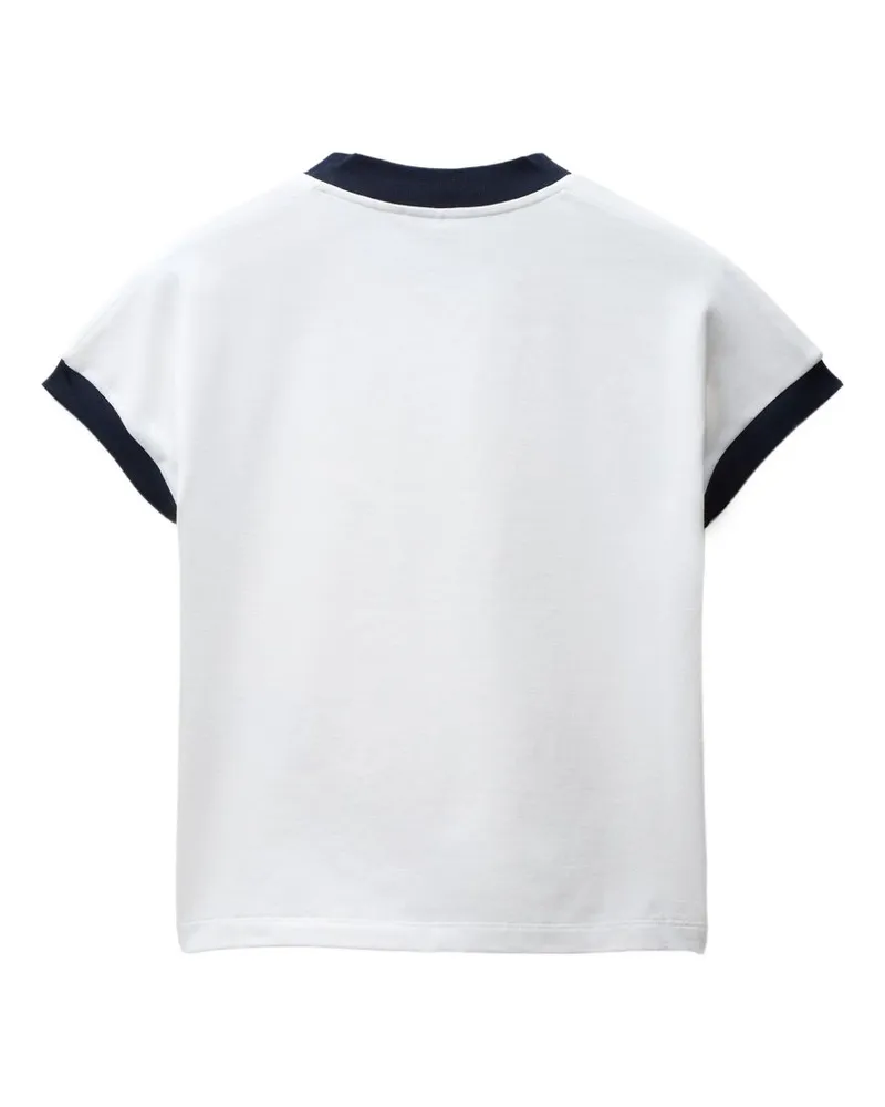 Versace Medusa Hardware V-Neck T-Shirt — White White