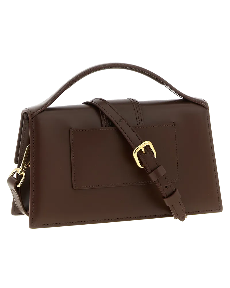 Jacquemus Le Grand Bambino Top Handle Bag — Brown Brown