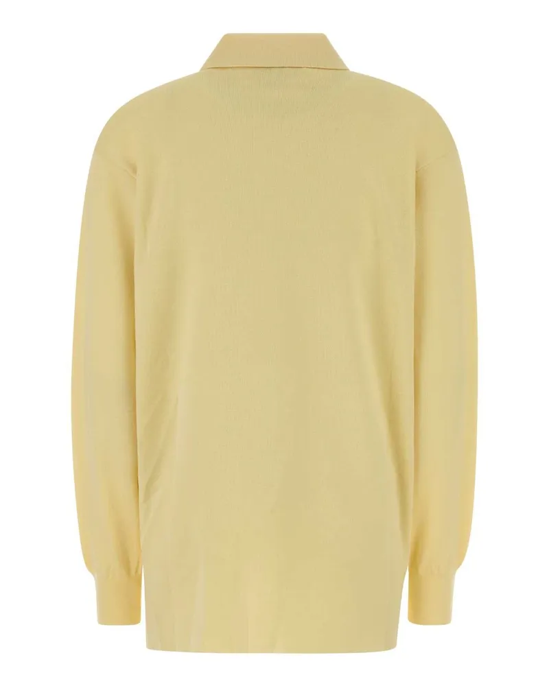 Loewe Light Yellow Polo T-shirts And Polos Yellow